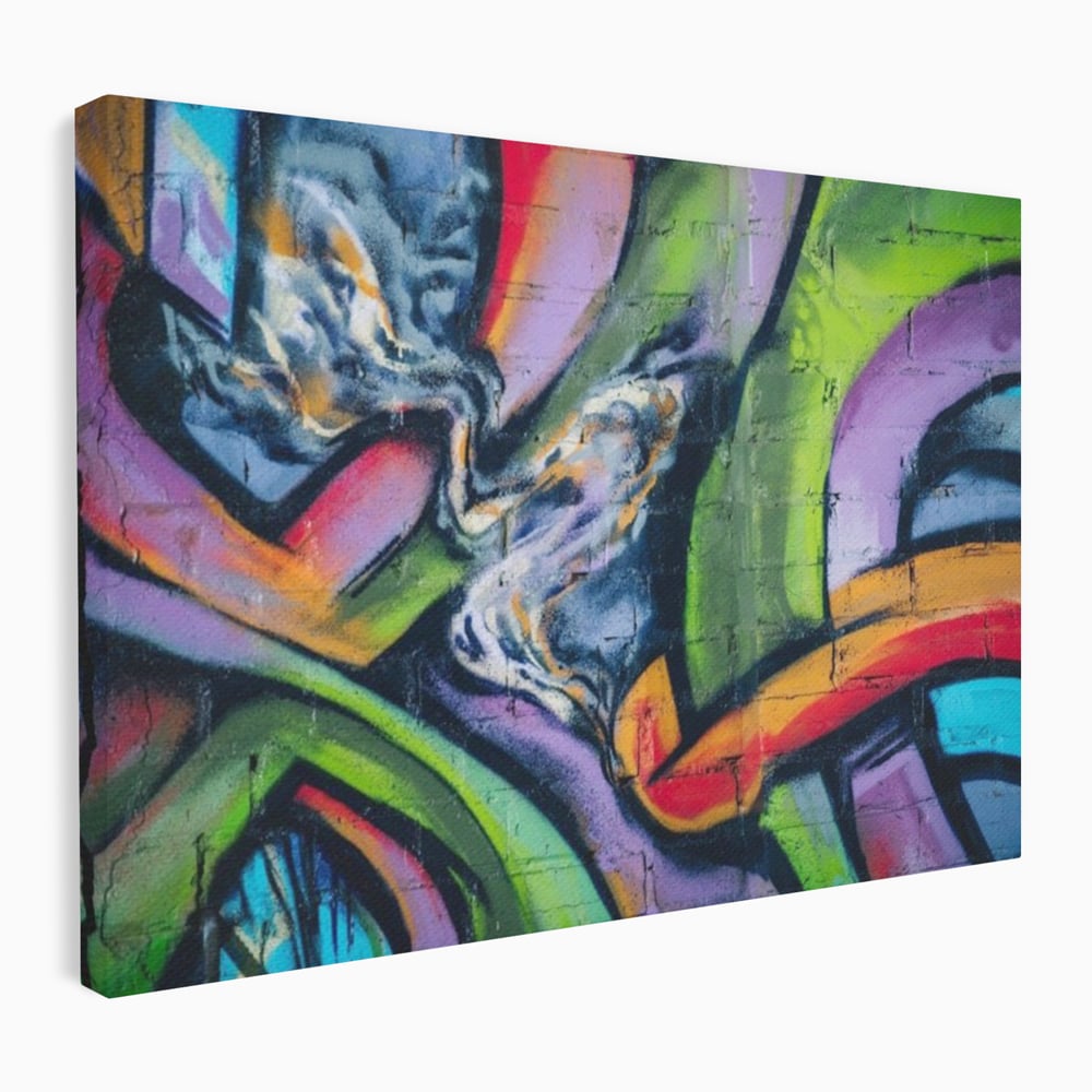 Tablou Canvas Premium LuxCanva® A1090, Graffiti , Abstract, Street Art, Multicolor, Culori Vibrante
