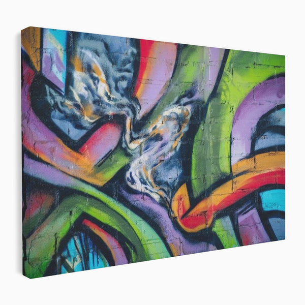 Tablou Canvas Premium LuxCanva® A1090, Graffiti , Abstract, Street Art, Multicolor, Culori Vibrante