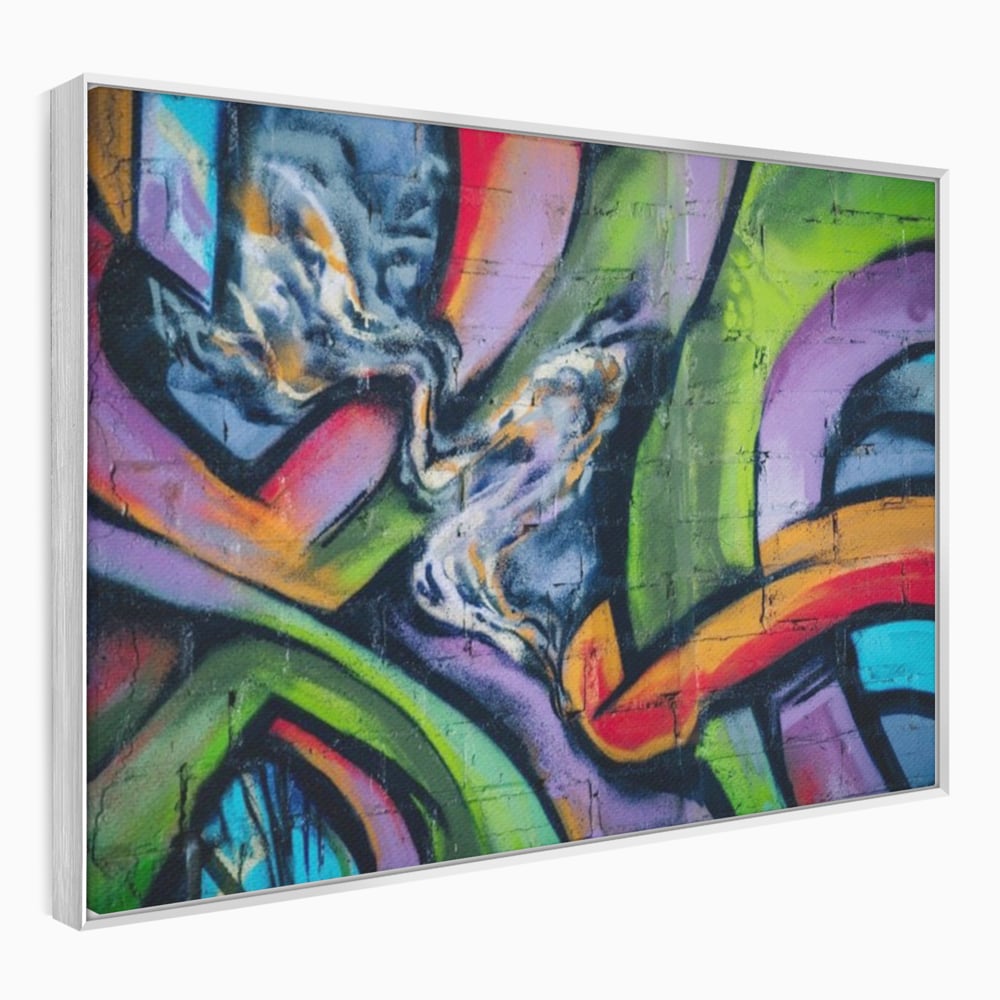 Tablou Canvas Premium LuxCanva® A1090, Graffiti , Abstract, Street Art, Multicolor, Culori Vibrante