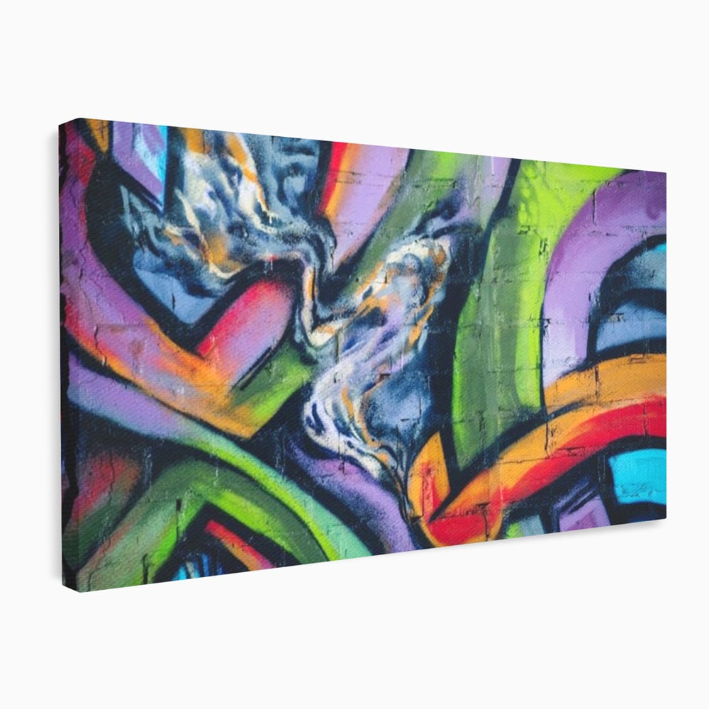Tablou Canvas Premium LuxCanva® A1090, Graffiti , Abstract, Street Art, Multicolor, Culori Vibrante