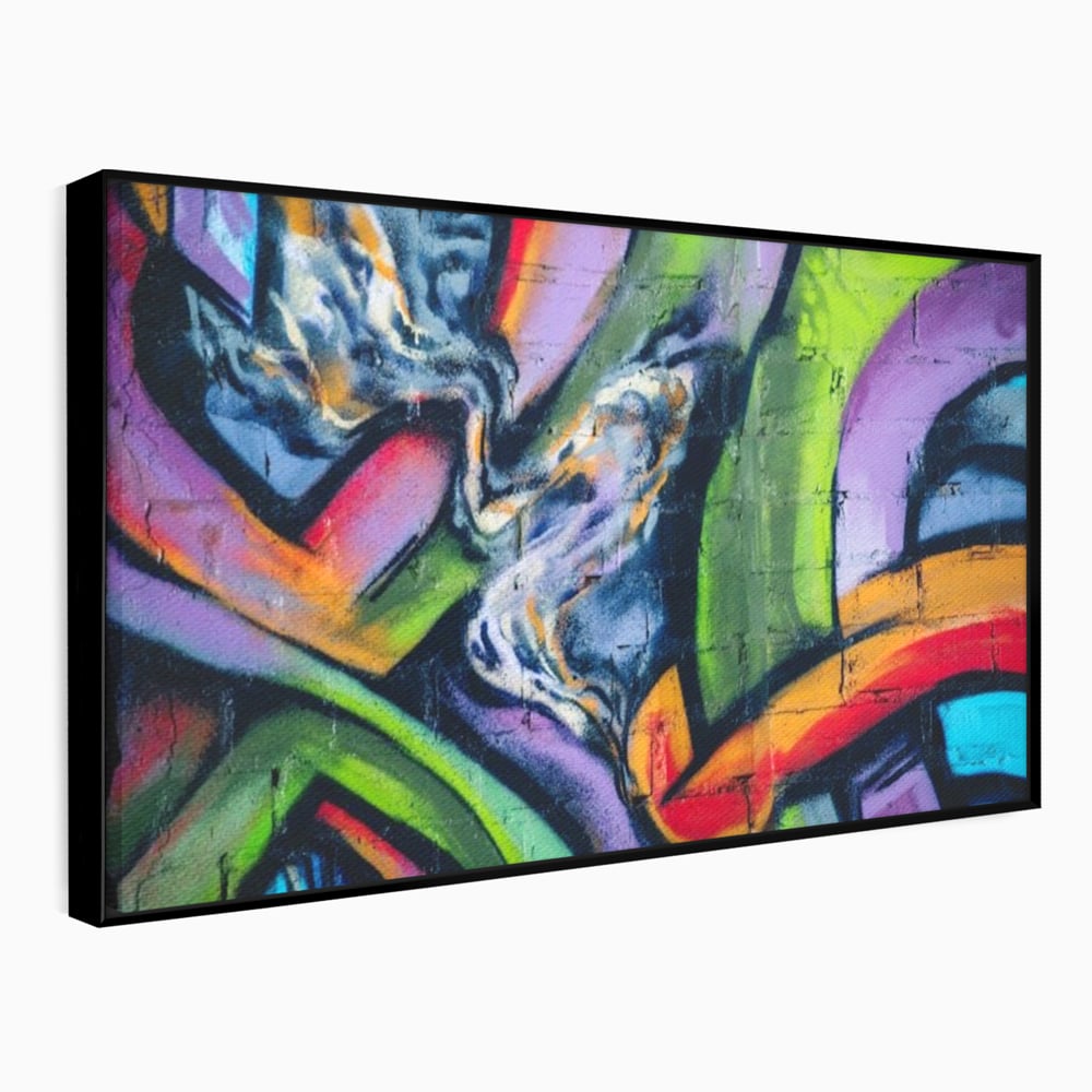 Tablou Canvas Premium LuxCanva® A1090, Graffiti , Abstract, Street Art, Multicolor, Culori Vibrante