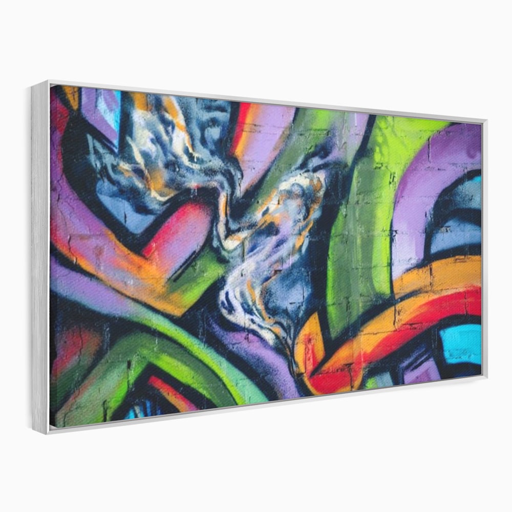 Tablou Canvas Premium LuxCanva® A1090, Graffiti , Abstract, Street Art, Multicolor, Culori Vibrante