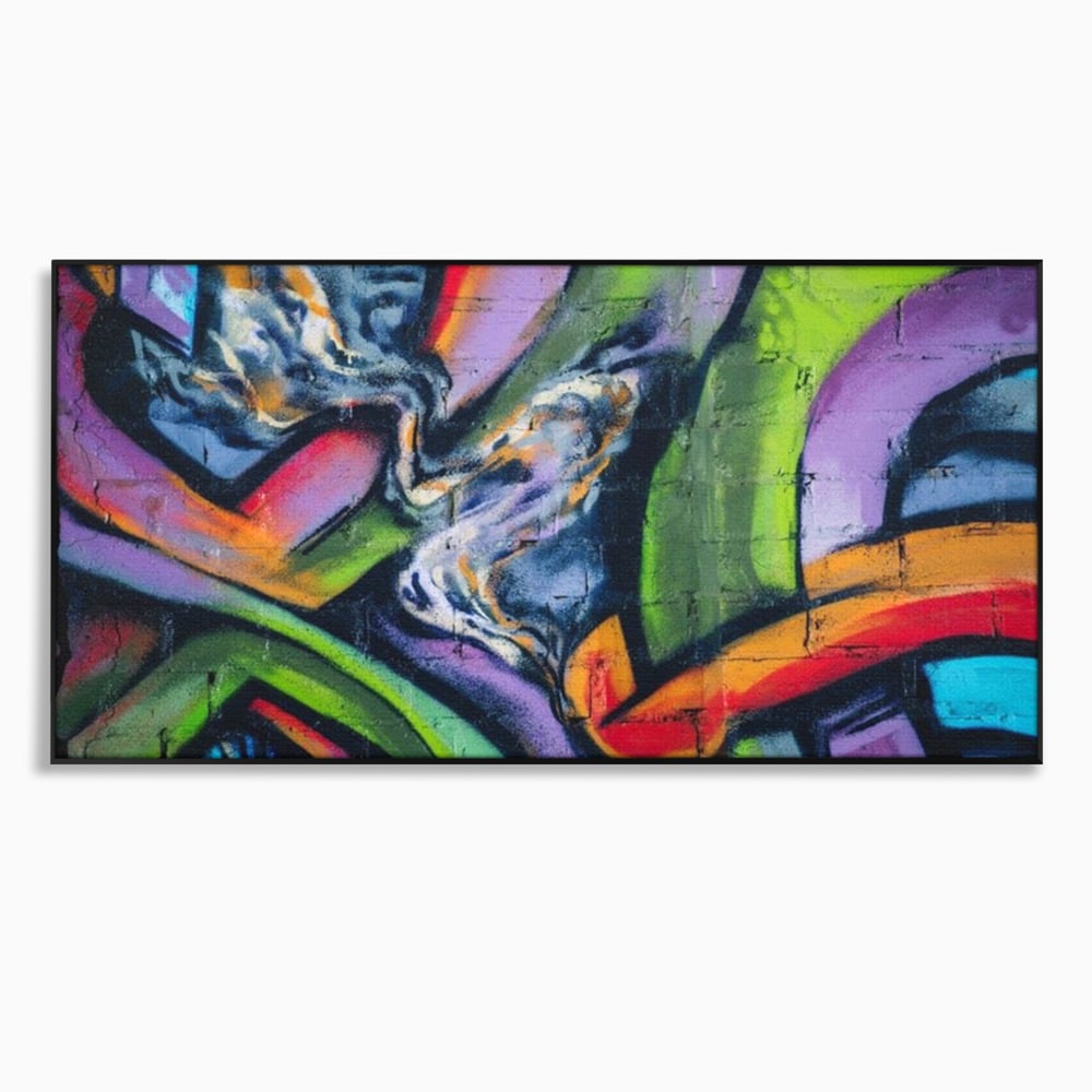 Tablou Canvas Premium LuxCanva® A1090, Graffiti , Abstract, Street Art, Multicolor, Culori Vibrante