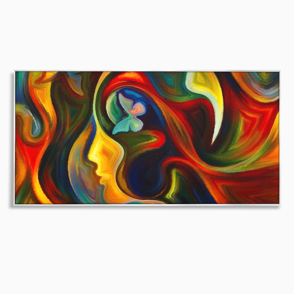 Tablou Canvas Premium LuxCanva® A1092, Butterfly Dream ,  Abstract, Fluturi, Vis Colorat, Culori Vibrante