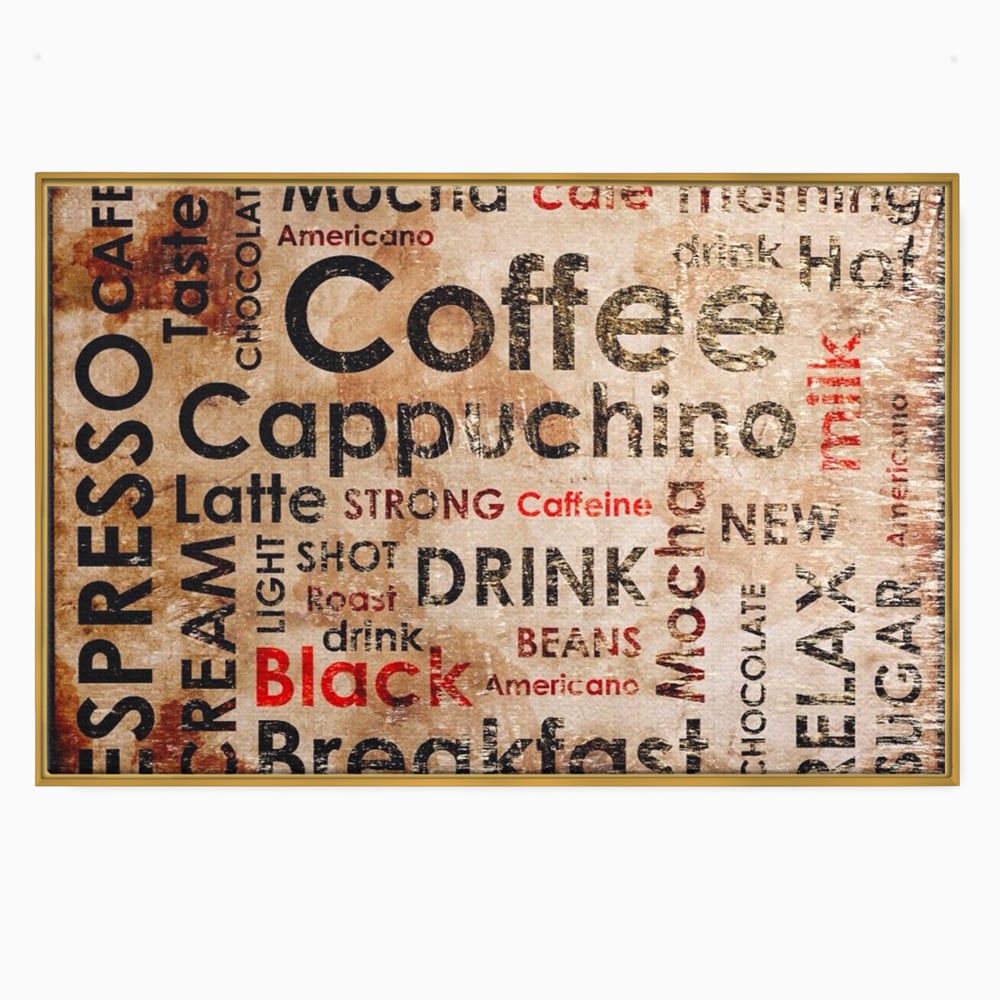 Tablou Canvas Premium LuxCanva® A1098, Espresso , Drink, Cafea, Relax, Culori Vibrante