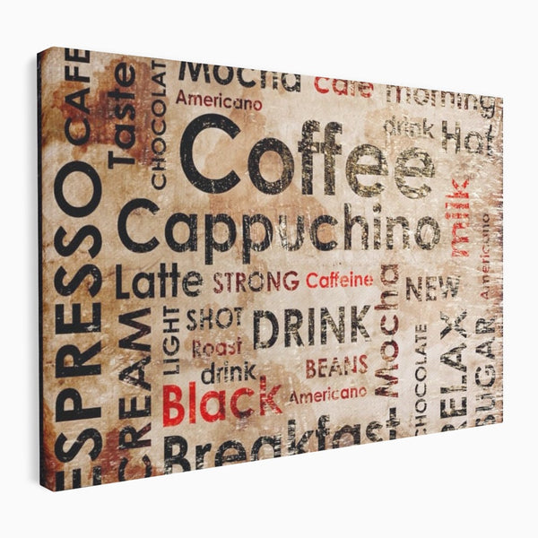 Tablou Canvas Premium LuxCanva® A1098, Espresso , Drink, Cafea, Relax, Culori Vibrante