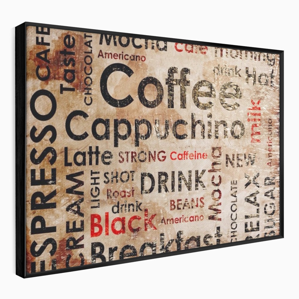 Tablou Canvas Premium LuxCanva® A1098, Espresso , Drink, Cafea, Relax, Culori Vibrante