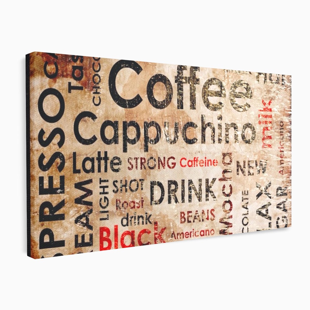 Tablou Canvas Premium LuxCanva® A1098, Espresso , Drink, Cafea, Relax, Culori Vibrante