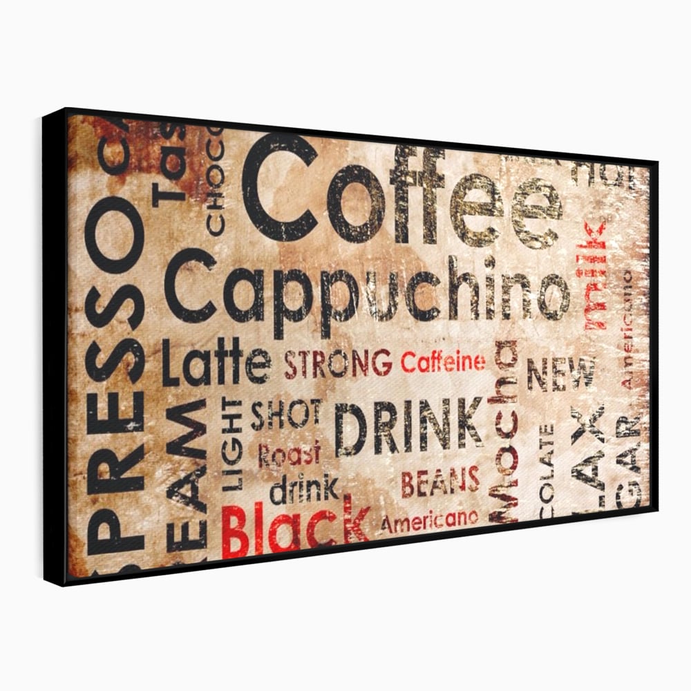 Tablou Canvas Premium LuxCanva® A1098, Espresso , Drink, Cafea, Relax, Culori Vibrante