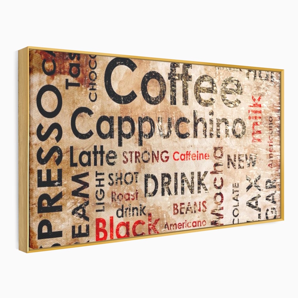 Tablou Canvas Premium LuxCanva® A1098, Espresso , Drink, Cafea, Relax, Culori Vibrante