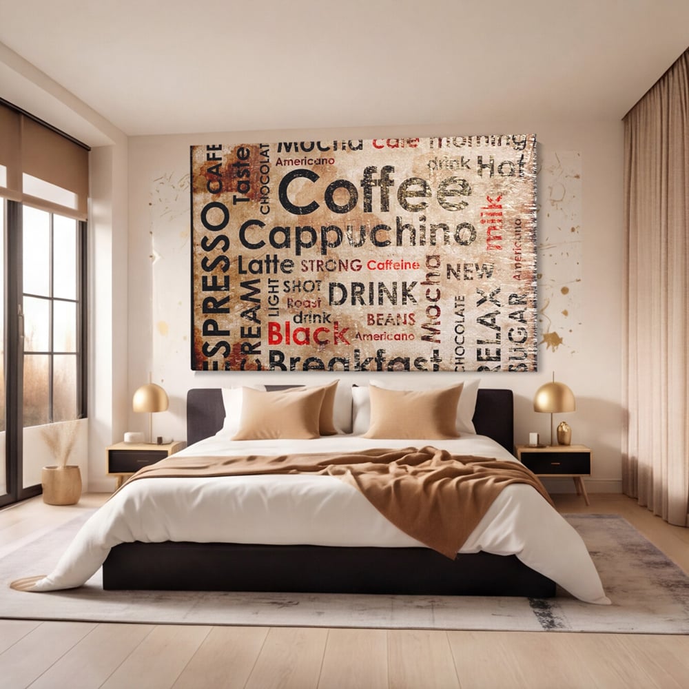 Tablou Canvas Premium LuxCanva® A1098, Espresso , Drink, Cafea, Relax, Culori Vibrante