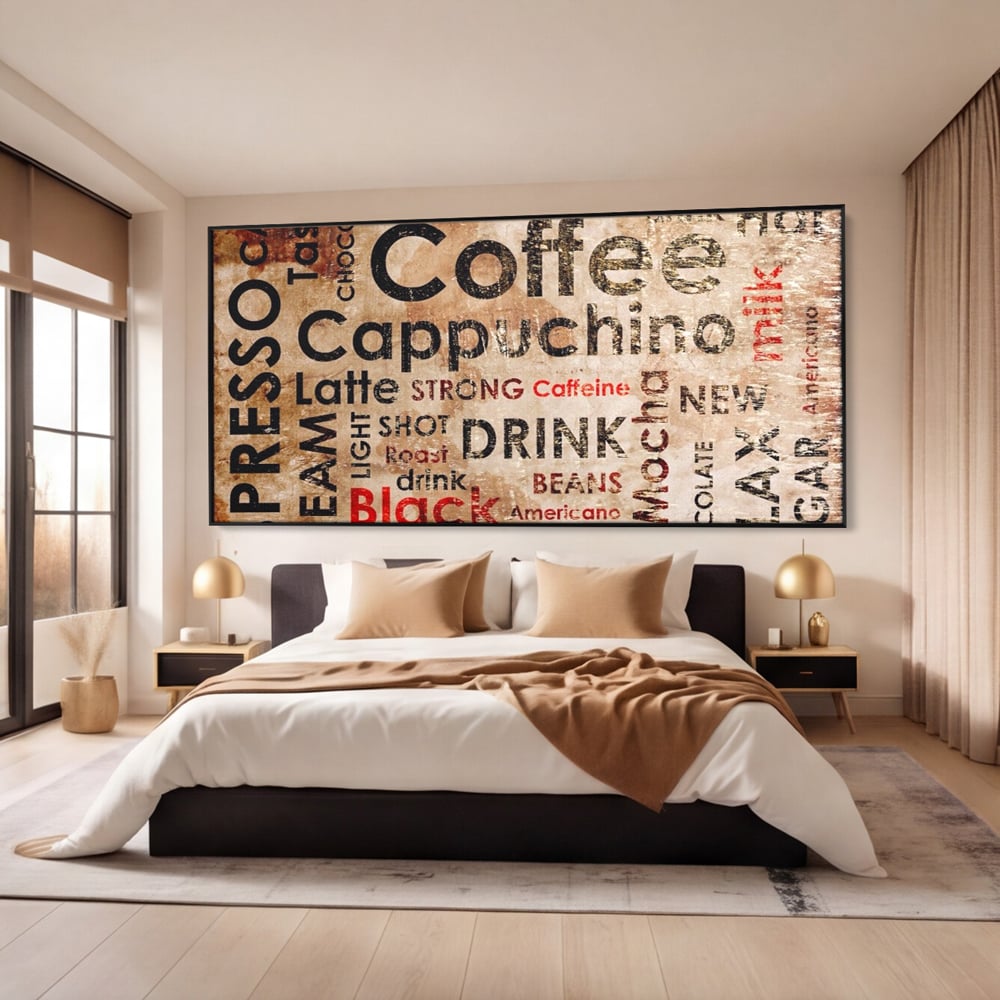 Tablou Canvas Premium LuxCanva® A1098, Espresso , Drink, Cafea, Relax, Culori Vibrante