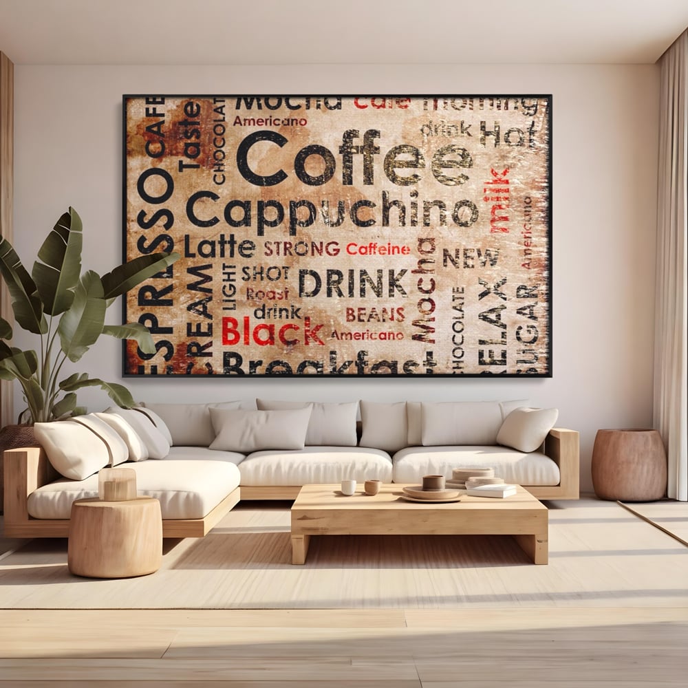 Tablou Canvas Premium LuxCanva® A1098, Espresso , Drink, Cafea, Relax, Culori Vibrante