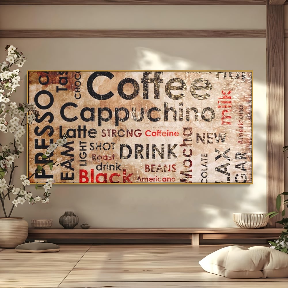 Tablou Canvas Premium LuxCanva® A1098, Espresso , Drink, Cafea, Relax, Culori Vibrante