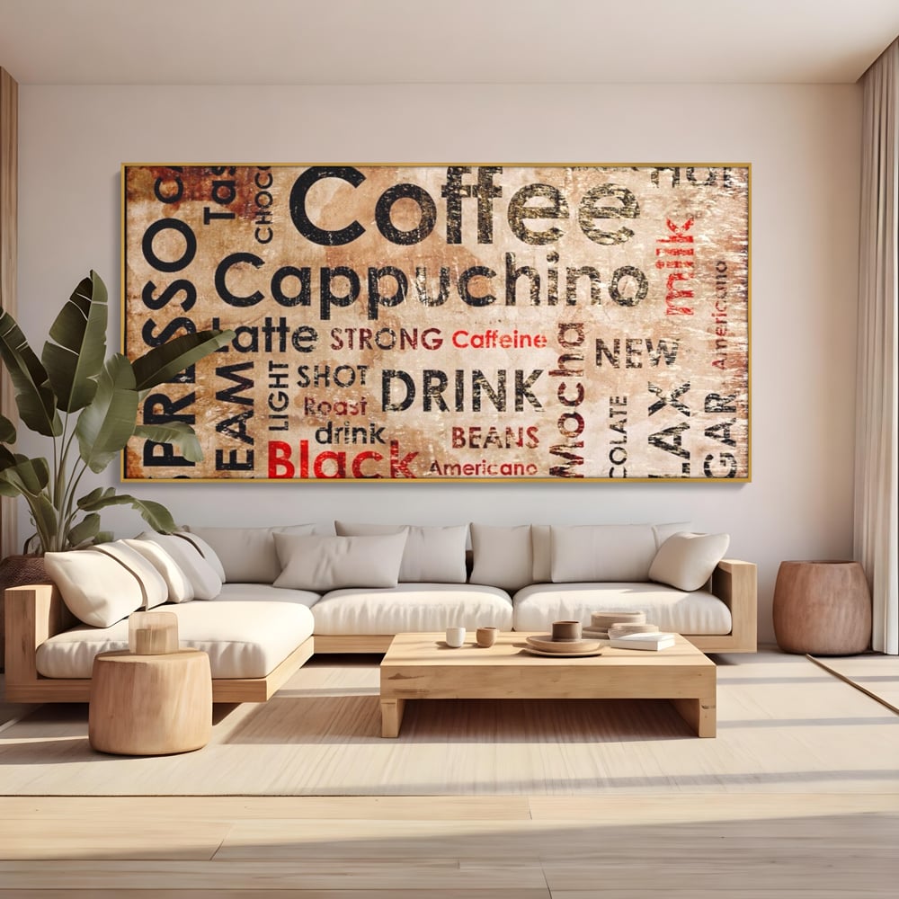 Tablou Canvas Premium LuxCanva® A1098, Espresso , Drink, Cafea, Relax, Culori Vibrante