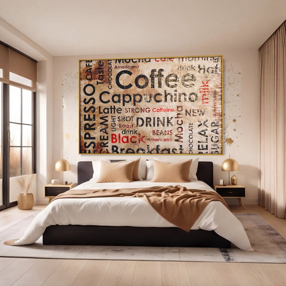 Tablou Canvas Premium LuxCanva® A1098, Espresso , Drink, Cafea, Relax, Culori Vibrante