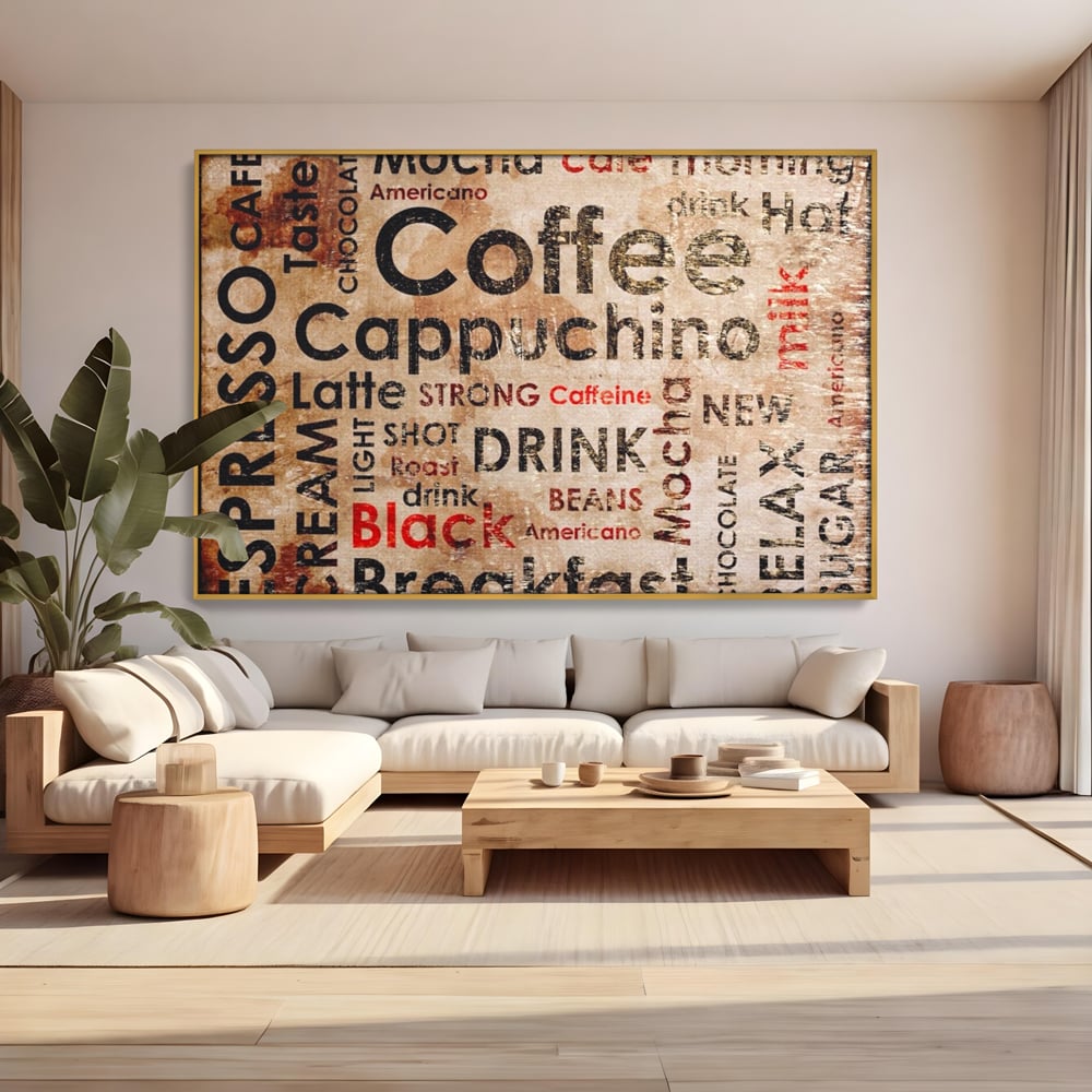 Tablou Canvas Premium LuxCanva® A1098, Espresso , Drink, Cafea, Relax, Culori Vibrante