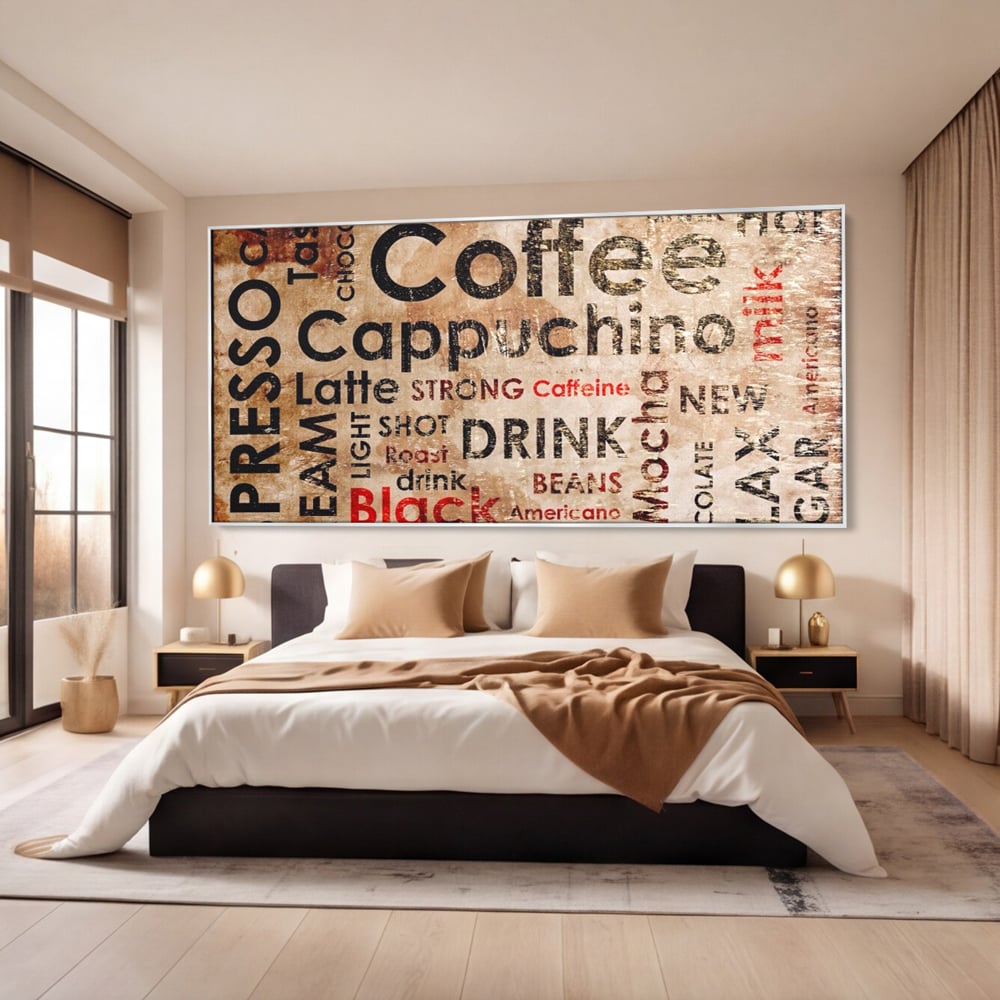 Tablou Canvas Premium LuxCanva® A1098, Espresso , Drink, Cafea, Relax, Culori Vibrante