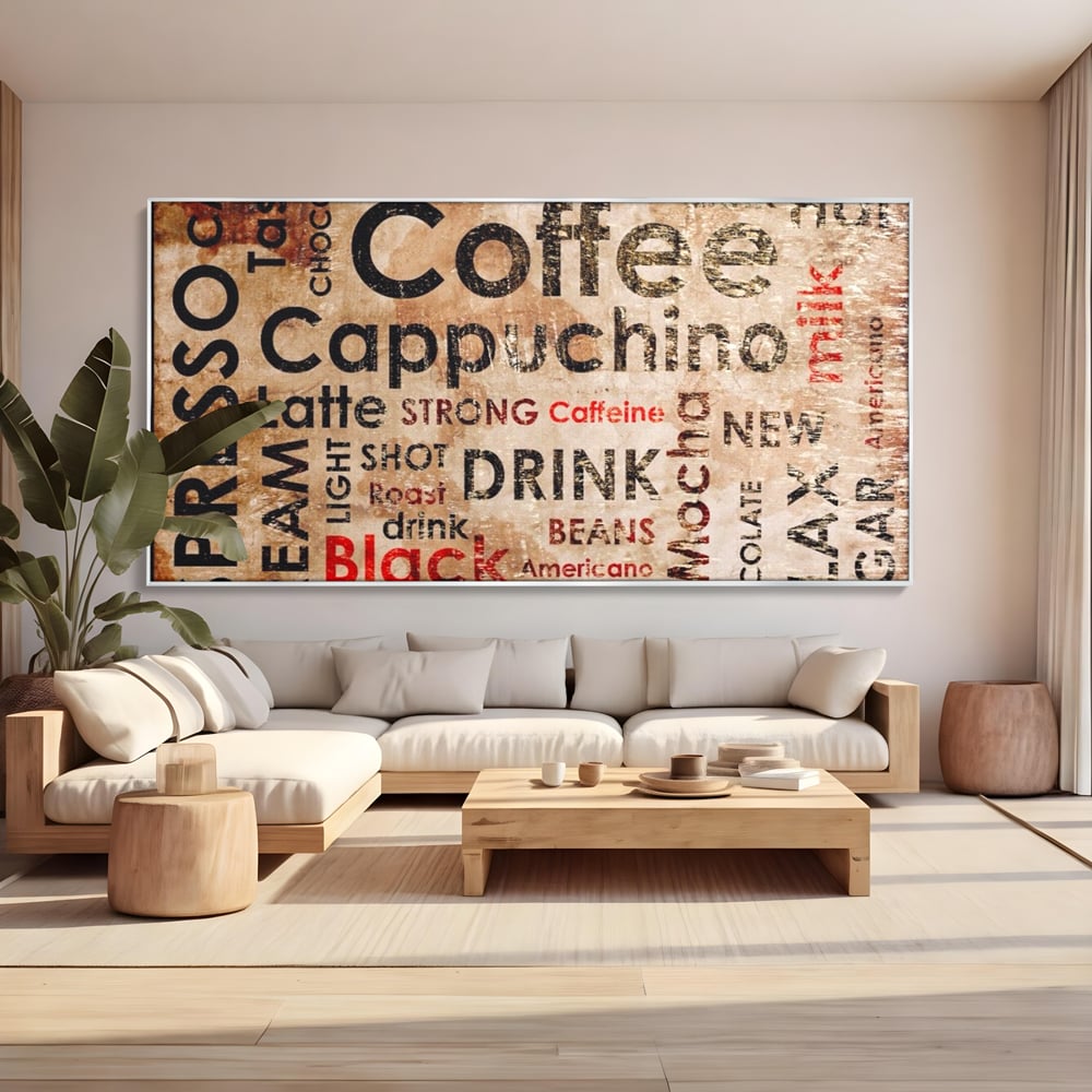 Tablou Canvas Premium LuxCanva® A1098, Espresso , Drink, Cafea, Relax, Culori Vibrante