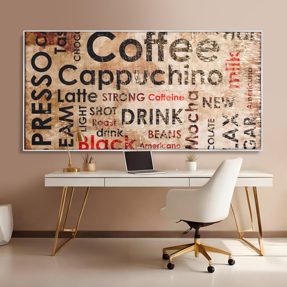 Tablou Canvas Premium LuxCanva® A1098, Espresso , Drink, Cafea, Relax, Culori Vibrante