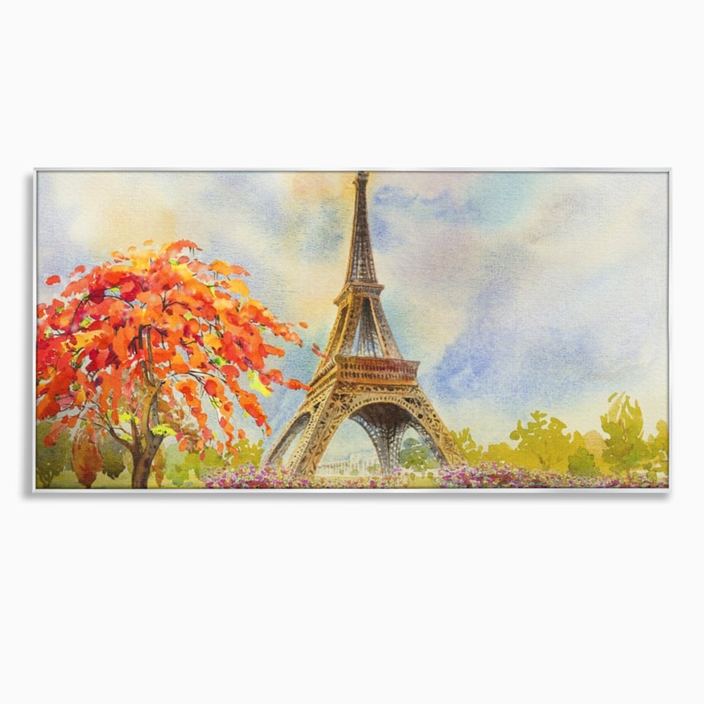 Tablou Canvas Premium LuxCanva® A1104, Iubire In Paris ,  Orasul Iubirii, Indragostiti, Turnul Eiffel, Culori Vibrante