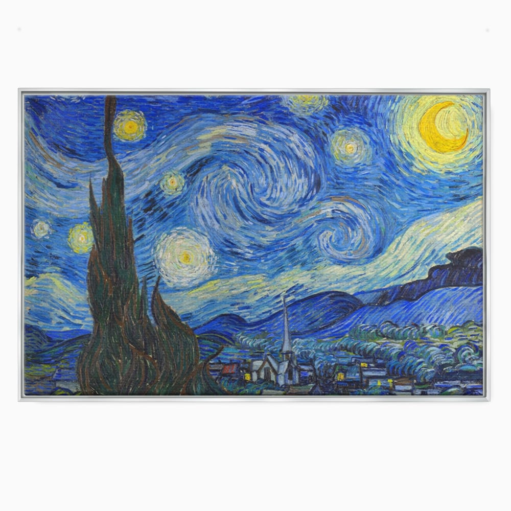 Tablou Canvas Premium LuxCanva® A1116, Noapte Instelata , Vincent van Gogh, Arta, Pictura, Culori Vibrante