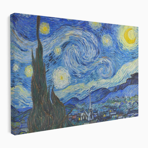 Tablou Canvas Premium LuxCanva® A1116, Noapte Instelata , Vincent van Gogh, Arta, Pictura, Culori Vibrante