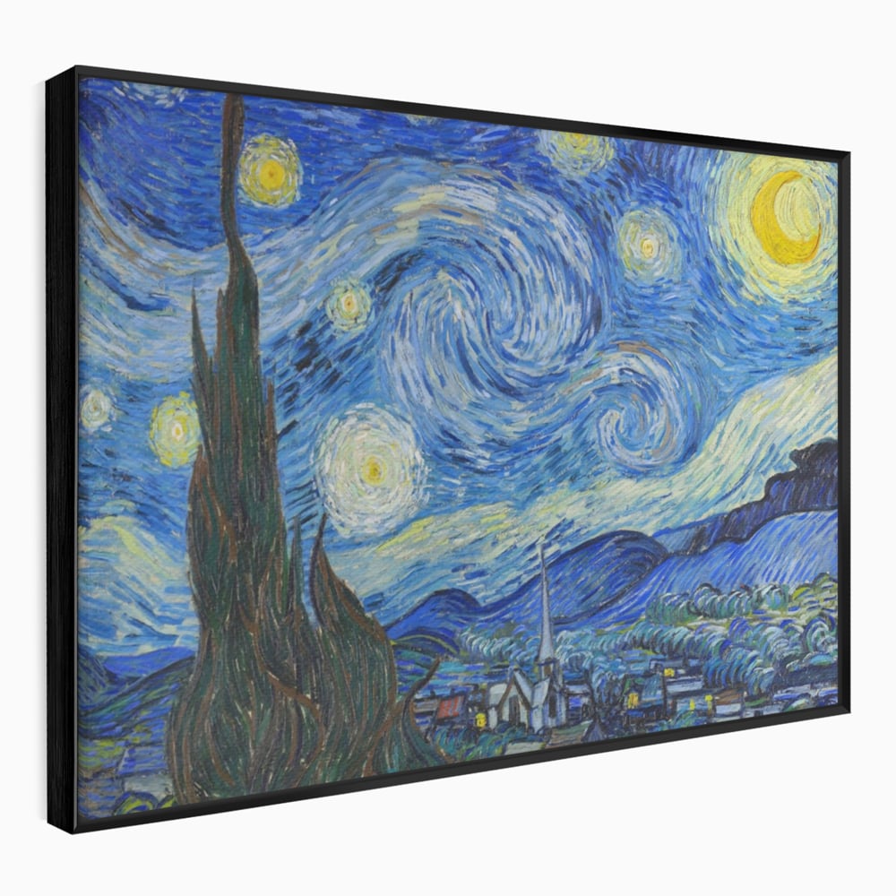 Tablou Canvas Premium LuxCanva® A1116, Noapte Instelata , Vincent van Gogh, Arta, Pictura, Culori Vibrante