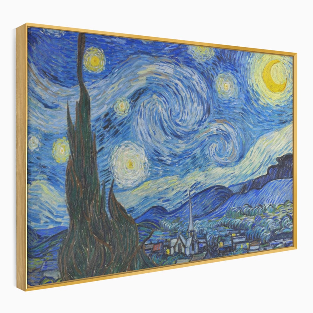 Tablou Canvas Premium LuxCanva® A1116, Noapte Instelata , Vincent van Gogh, Arta, Pictura, Culori Vibrante