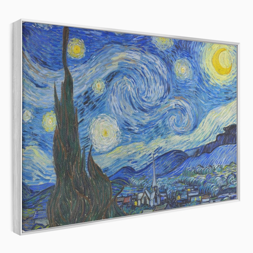Tablou Canvas Premium LuxCanva® A1116, Noapte Instelata , Vincent van Gogh, Arta, Pictura, Culori Vibrante