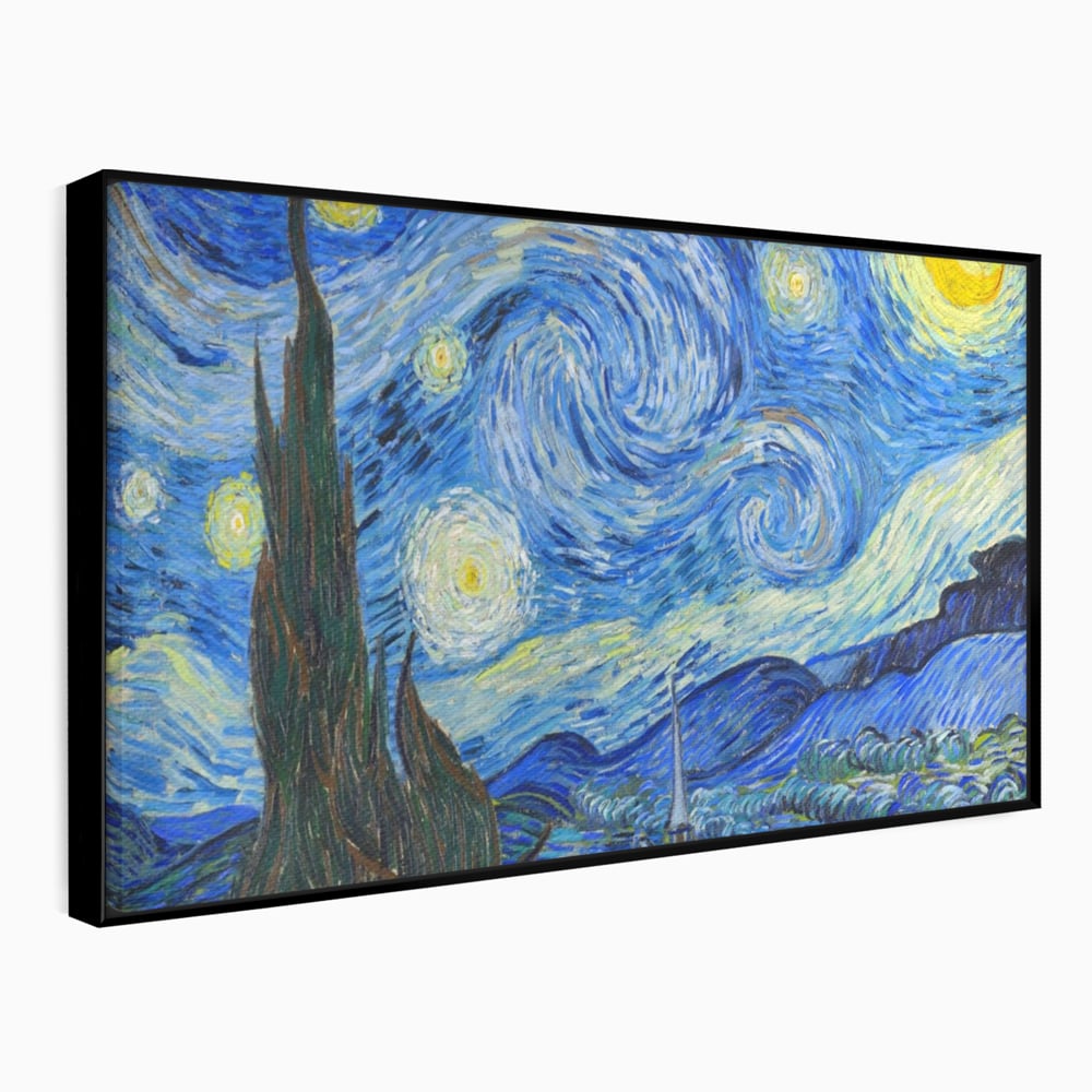 Tablou Canvas Premium LuxCanva® A1116, Noapte Instelata , Vincent van Gogh, Arta, Pictura, Culori Vibrante