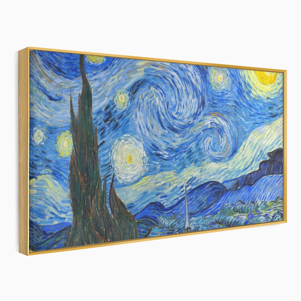 Tablou Canvas Premium LuxCanva® A1116, Noapte Instelata , Vincent van Gogh, Arta, Pictura, Culori Vibrante
