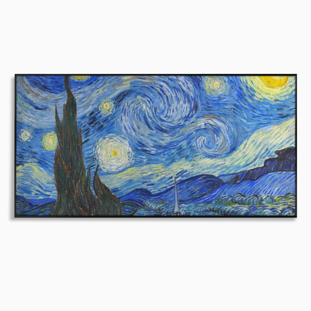 Tablou Canvas Premium LuxCanva® A1116, Noapte Instelata , Vincent van Gogh, Arta, Pictura, Culori Vibrante