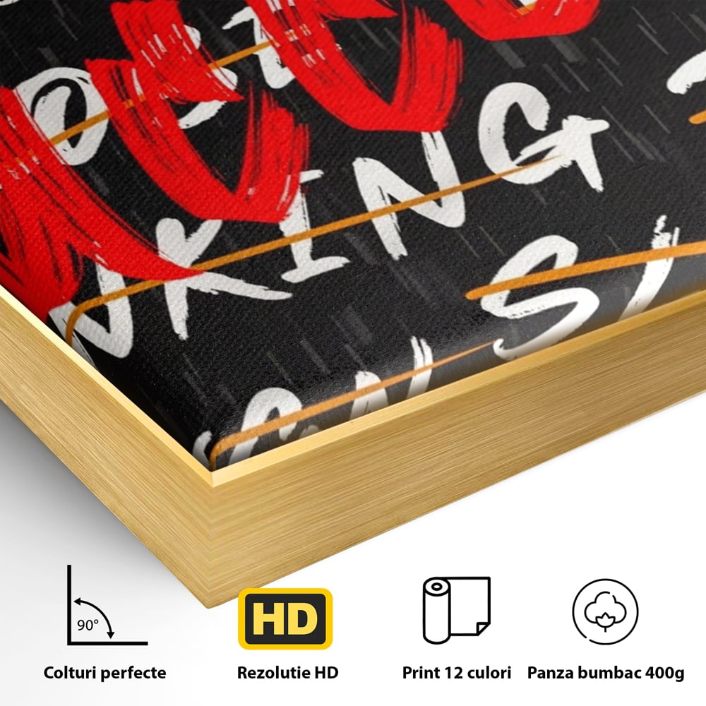 Tablou Canvas Premium LuxCanva® A1118, Succes , Motivatie, Work, TeamLeader, Culori Vibrante