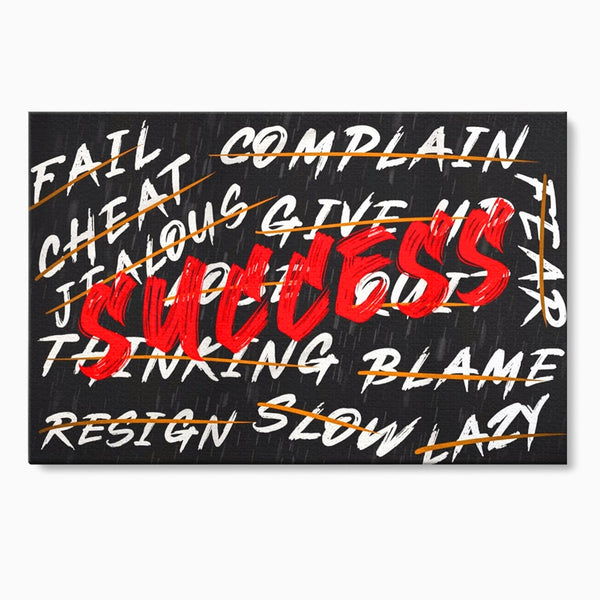 Tablou Canvas Premium LuxCanva® A1118, Succes , Motivatie, Work, TeamLeader, Culori Vibrante