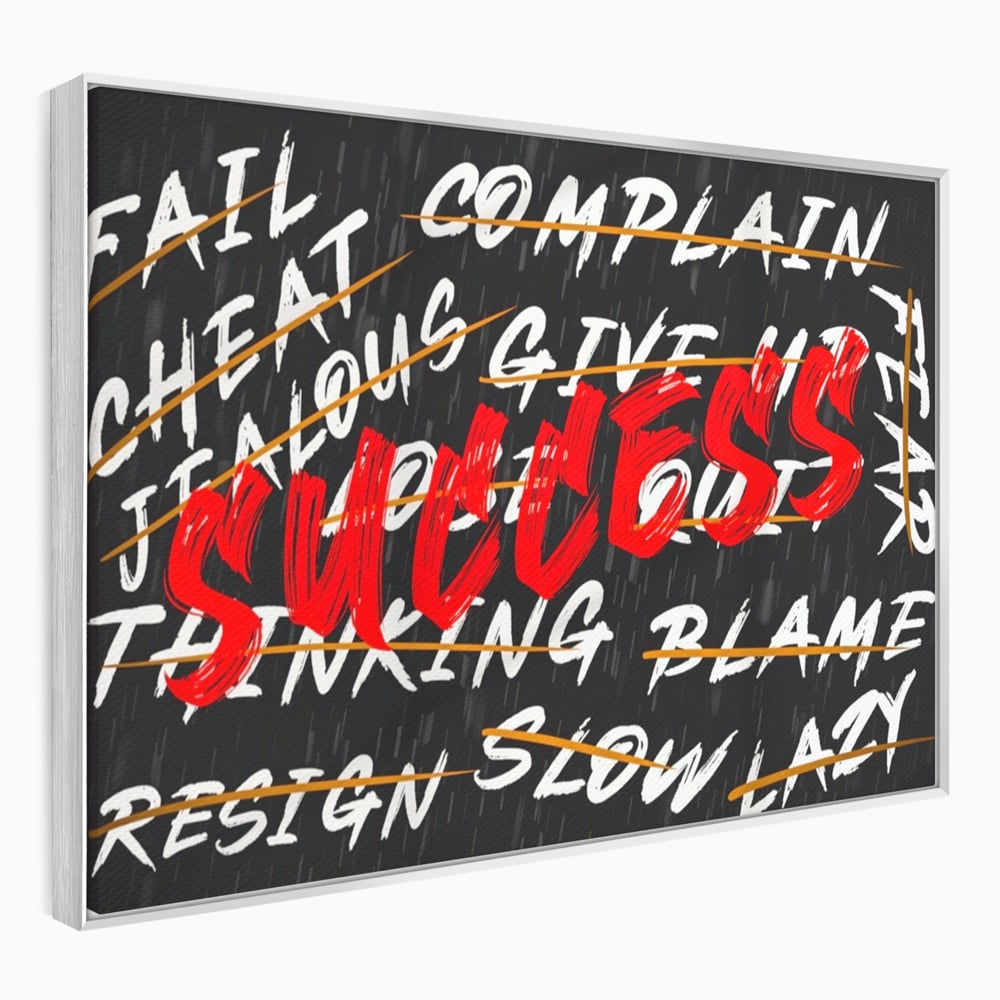 Tablou Canvas Premium LuxCanva® A1118, Succes , Motivatie, Work, TeamLeader, Culori Vibrante