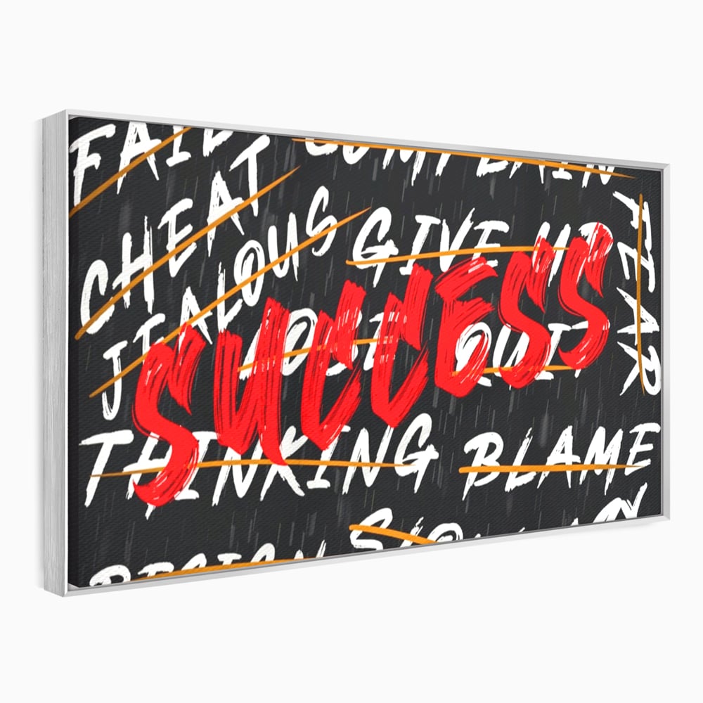 Tablou Canvas Premium LuxCanva® A1118, Succes , Motivatie, Work, TeamLeader, Culori Vibrante