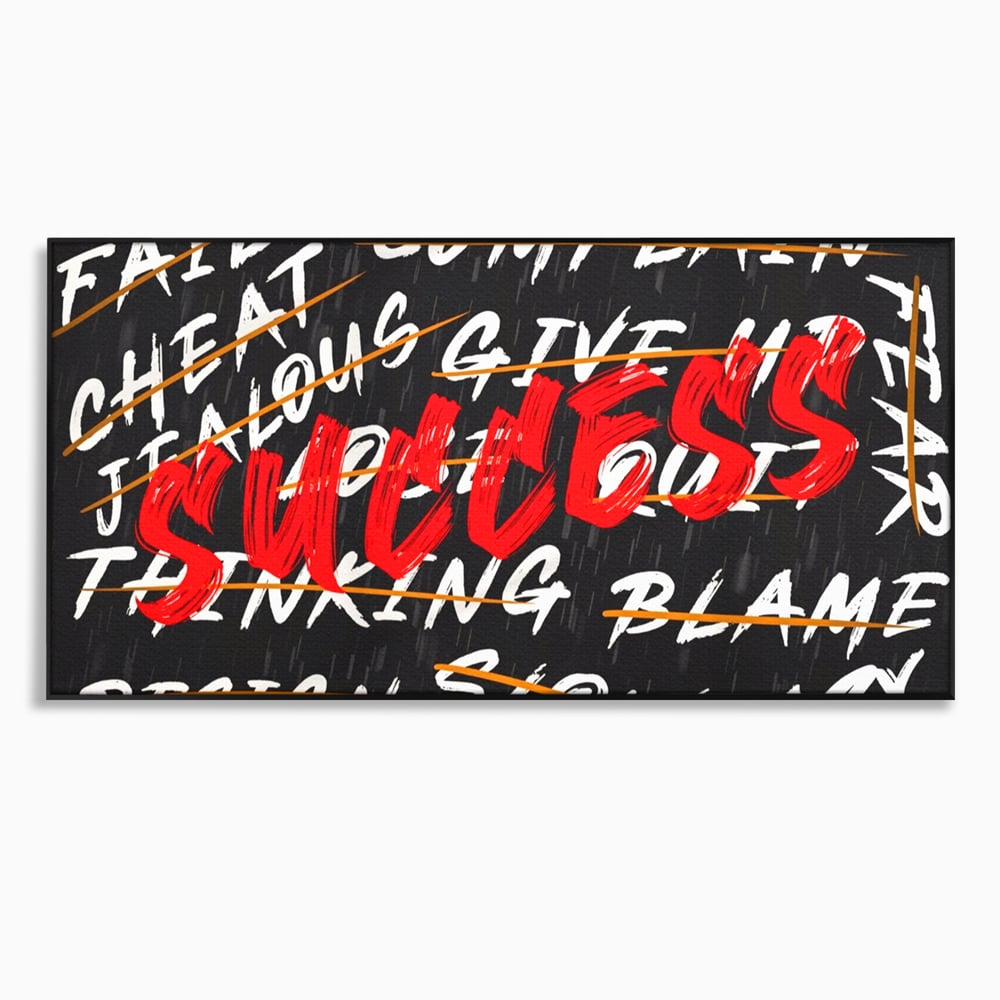 Tablou Canvas Premium LuxCanva® A1118, Succes , Motivatie, Work, TeamLeader, Culori Vibrante