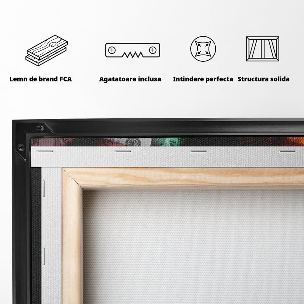 Leinwandbilder Premium LuxCanva® A1121, Zeit ist Geld, Uhren, Zeit, Zeit, Geld, motivierend, lebendige Farben