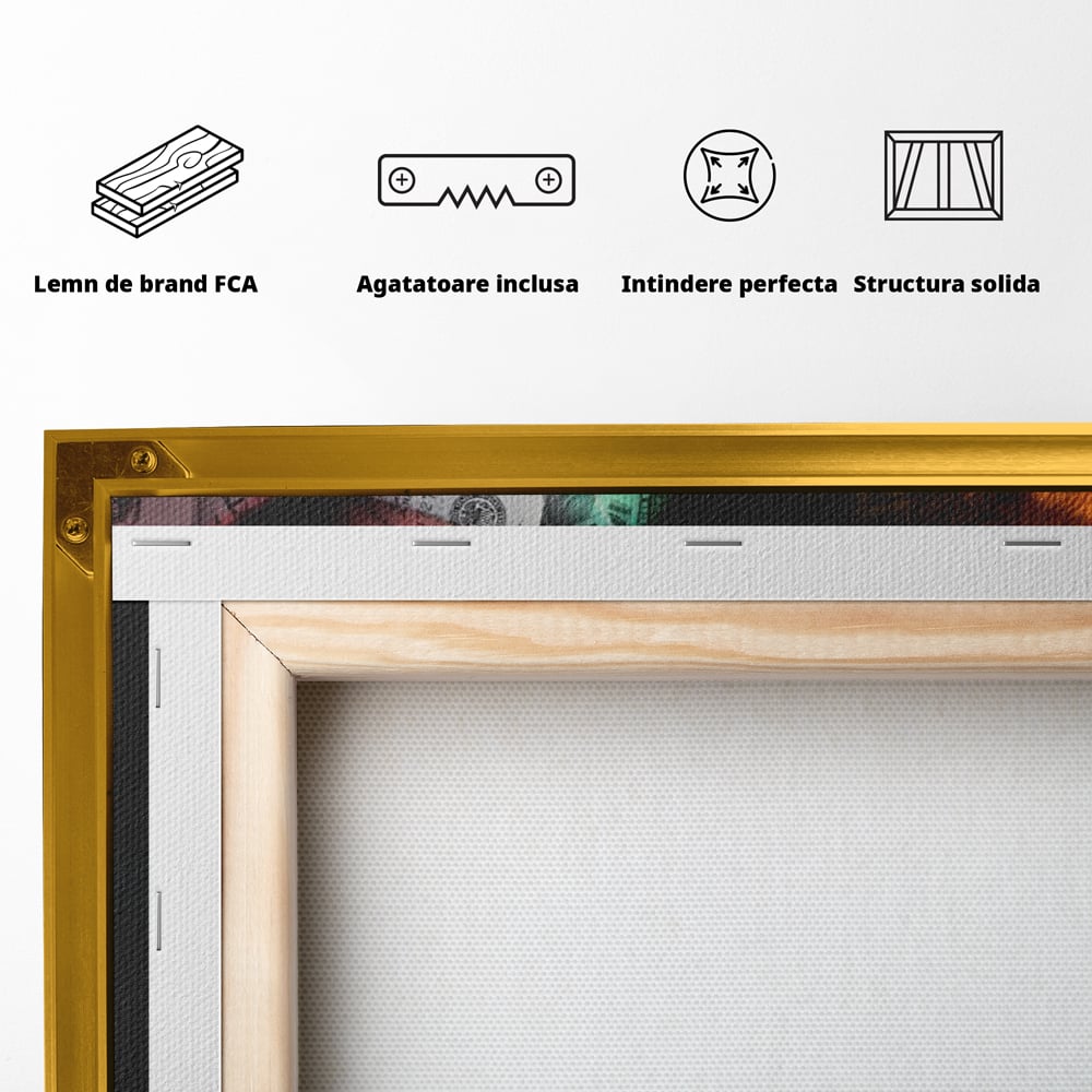 Leinwandbilder Premium LuxCanva® A1121, Zeit ist Geld, Uhren, Zeit, Zeit, Geld, motivierend, lebendige Farben