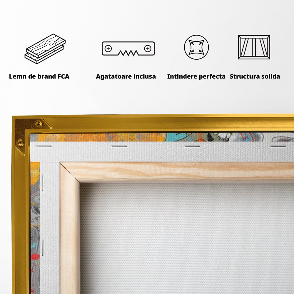 Tablou Canvas Premium LuxCanva® A1128, Tom And Jerry , Moda, Luxury Brands, Desene Animate, Culori Vibrante