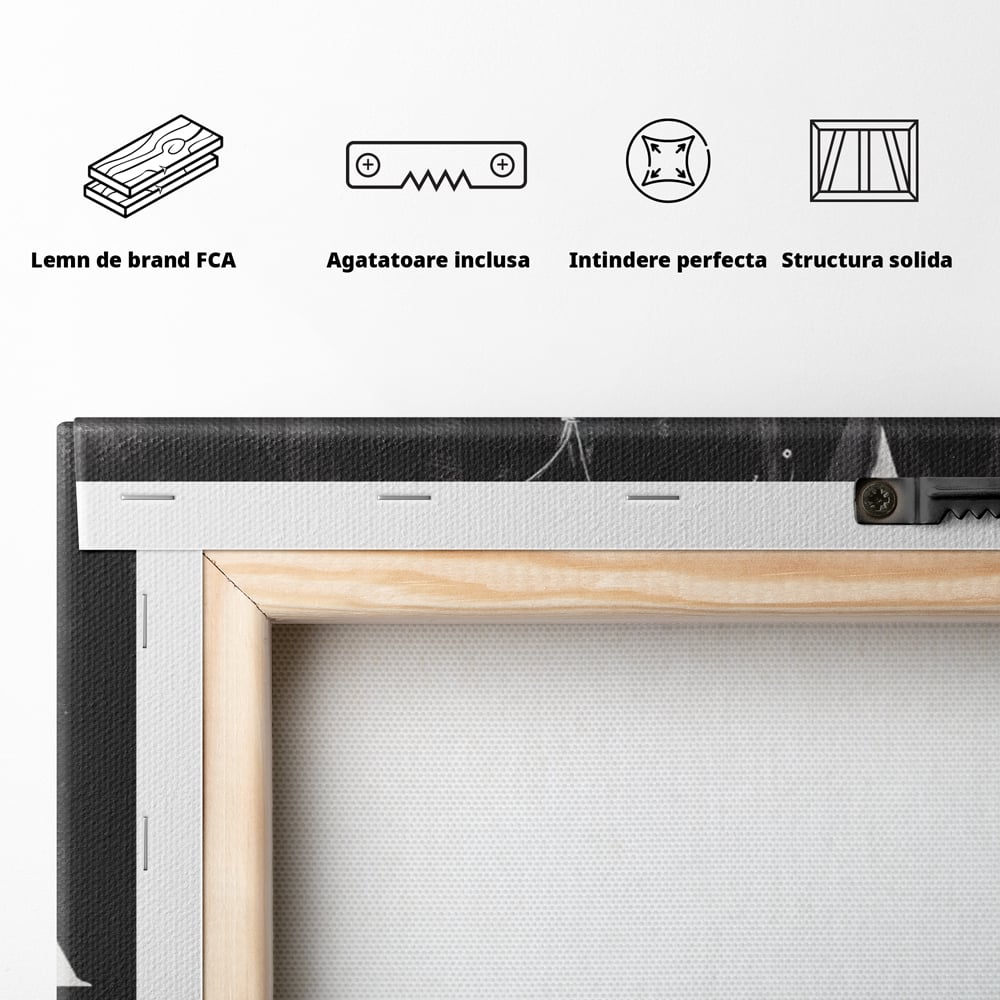 Tablou Canvas Premium, LuxCanva® A1129, Prada Men, Moda, Luxury Brands, Fashion, Alb, Negru