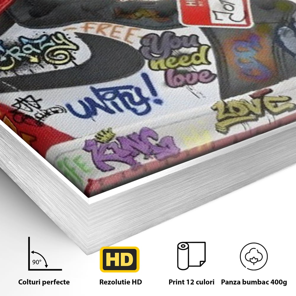 Tablou Canvas Premium, LuxCanva® A1136, Love Jordan , Nike, Adidas, Air Jordan, Culori Vibrante