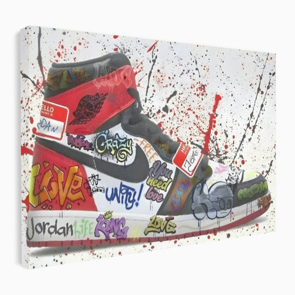 Tablou Canvas Premium, LuxCanva® A1136, Love Jordan , Nike, Adidas, Air Jordan, Culori Vibrante