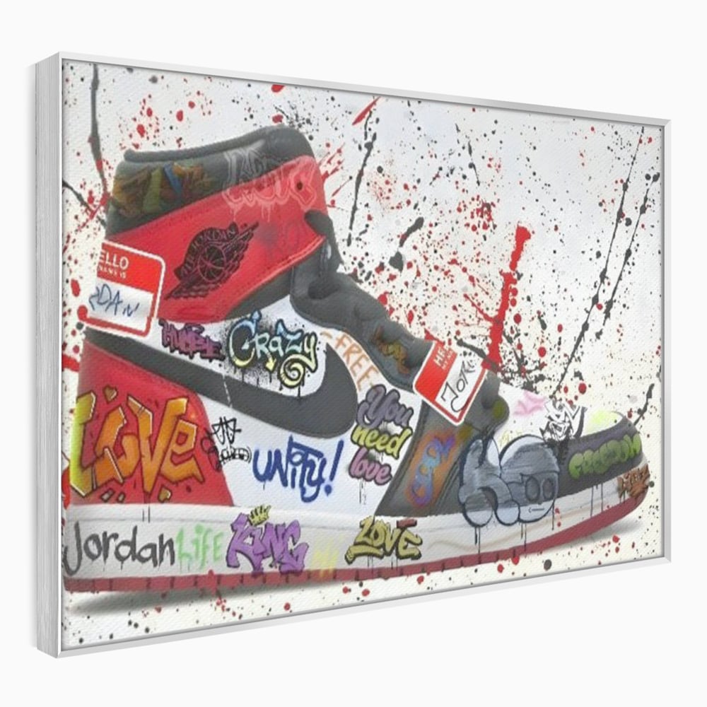 Tablou Canvas Premium, LuxCanva® A1136, Love Jordan , Nike, Adidas, Air Jordan, Culori Vibrante