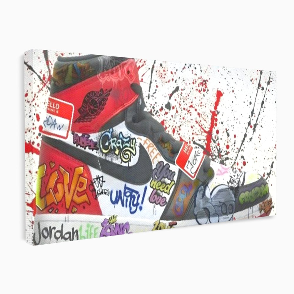 Tablou Canvas Premium, LuxCanva® A1136, Love Jordan , Nike, Adidas, Air Jordan, Culori Vibrante
