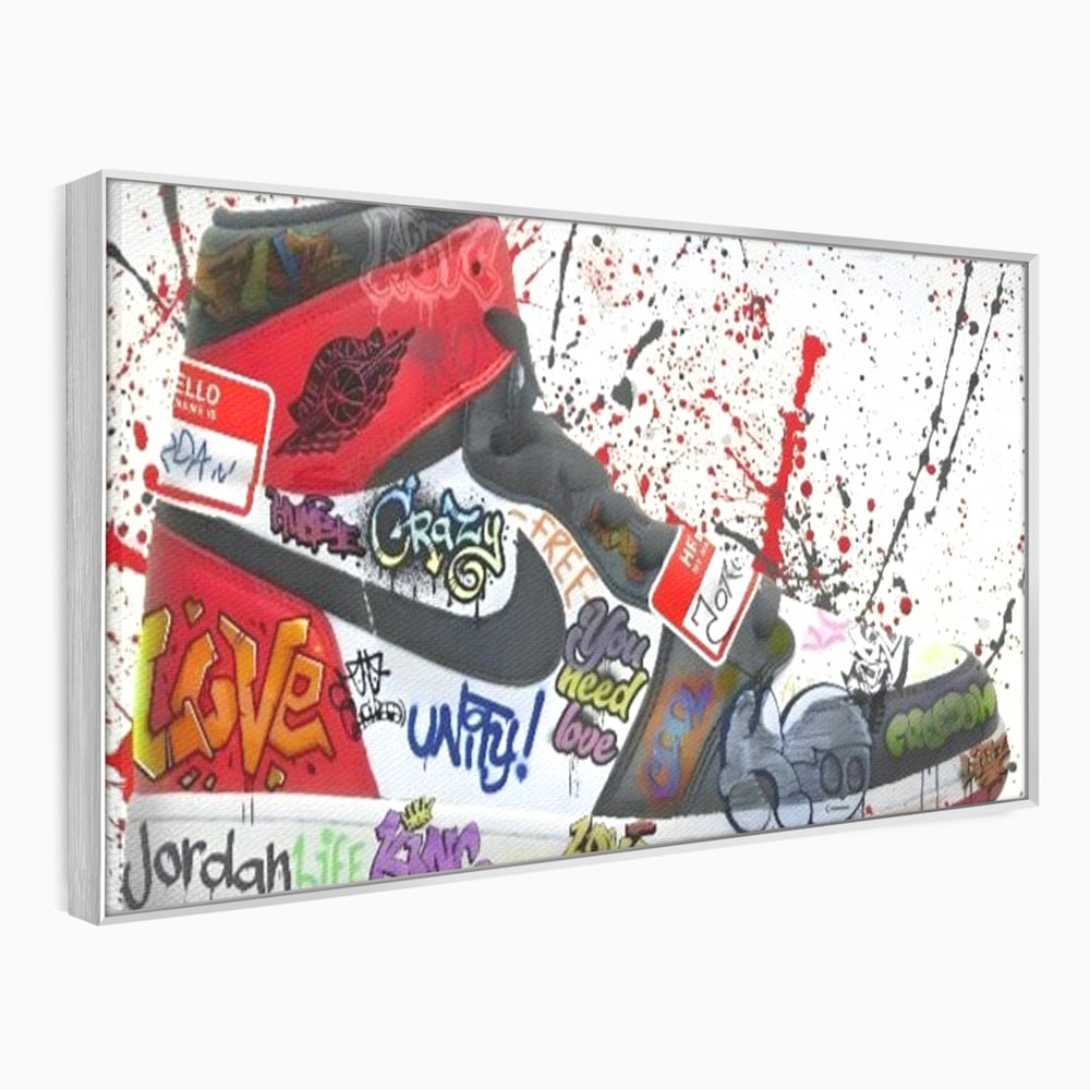 Tablou Canvas Premium, LuxCanva® A1136, Love Jordan , Nike, Adidas, Air Jordan, Culori Vibrante