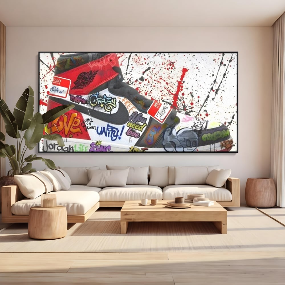 Tablou Canvas Premium, LuxCanva® A1136, Love Jordan , Nike, Adidas, Air Jordan, Culori Vibrante