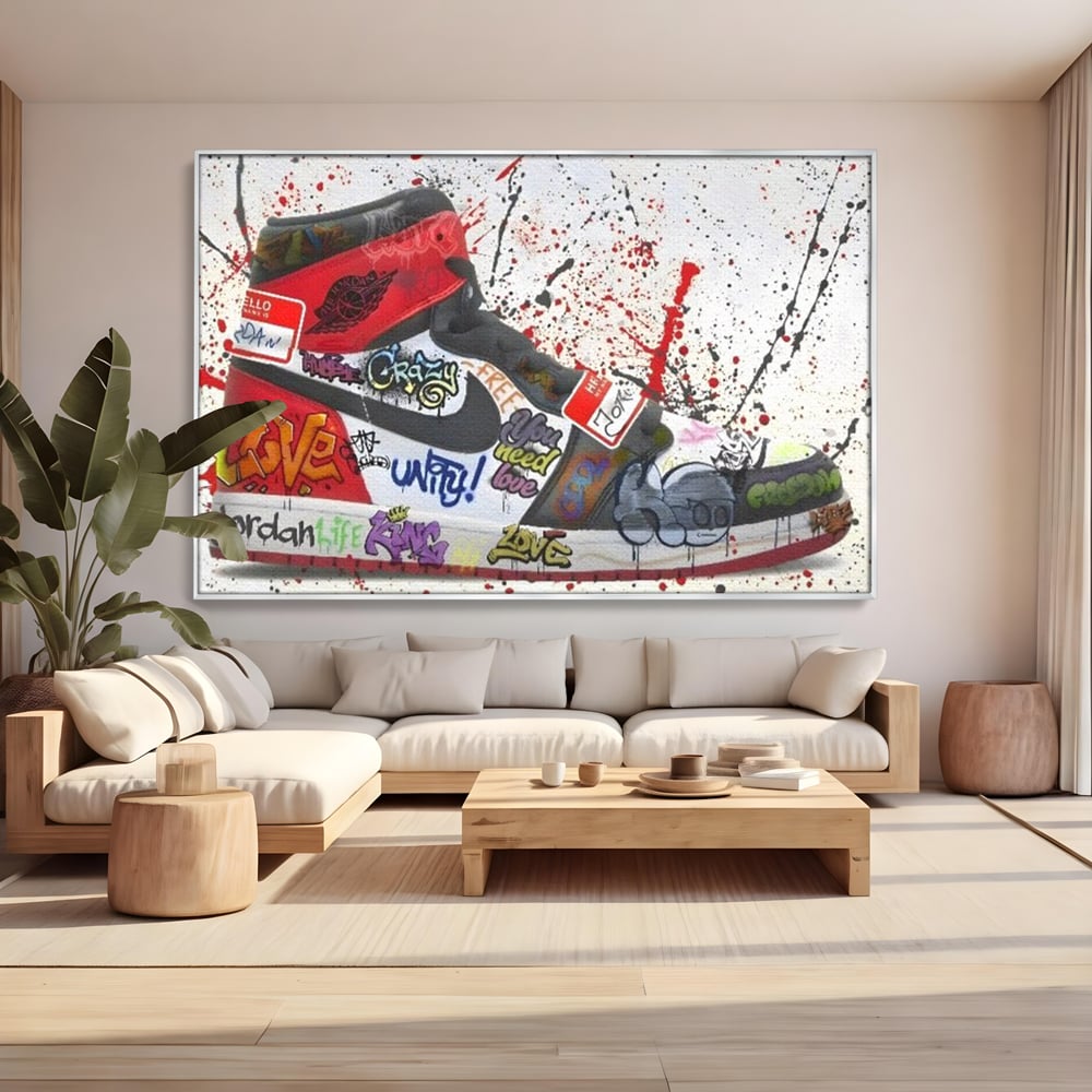 Tablou Canvas Premium, LuxCanva® A1136, Love Jordan , Nike, Adidas, Air Jordan, Culori Vibrante