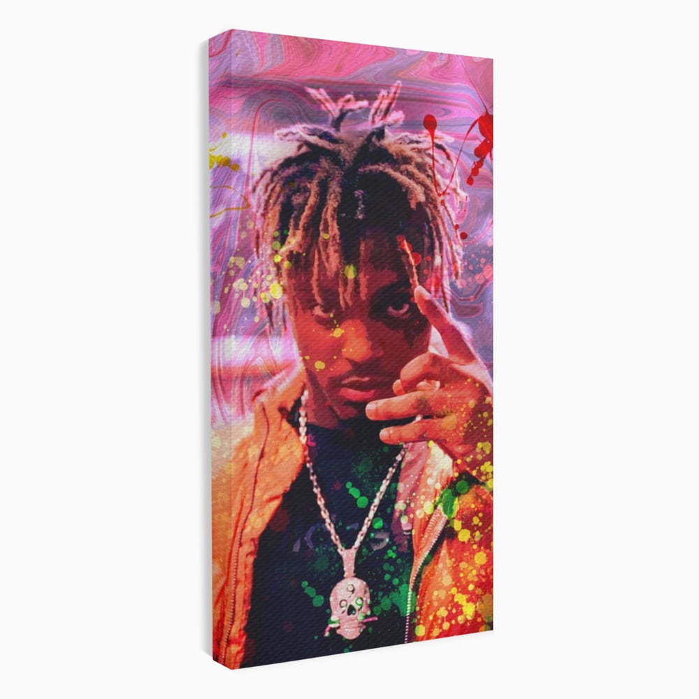 Tablou Canvas Premium LuxCanva® A1139, Juice WRLD , Jarad Anthony Higgins, Rapper, Cantaret, Culori Vibrante